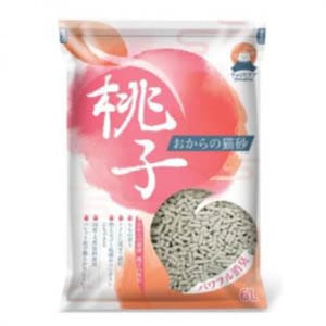 Champilove™御貓桃子日本天然 Champilove™御貓桃子日本天然 豆腐貓砂 水蜜桃味 6L 6L 正面圖