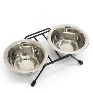 friend friend LAND 不鏽鋼寵物糧食碗  貓犬用 正面圖