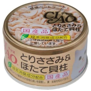 CIAO CIAO 貓罐頭 雞肉及扇貝 85g 85g 正面圖