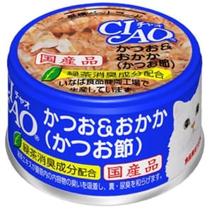 CIAO CIAO 貓罐頭 雞肉及鰹魚 85g 85g  正面圖