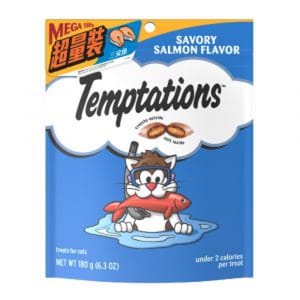 Temptations Temptations 防牙石貓零食 三文魚 160g 160g 正面圖