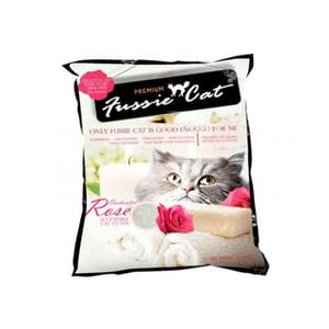 Fussie Fussie Cat高竇貓 礦物貓砂 玫瑰味 10L 10L 正面圖
