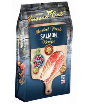 Fussie Fussie Cat 貓糧 Market Fresh 純天然貓糧 三文魚配方 Salmon 4lb 4lb 正面圖