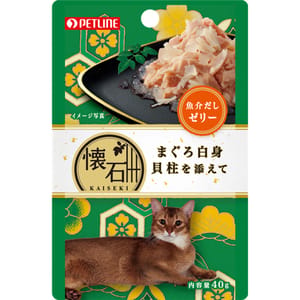日本Petline 日本Petline 懷石料理 貓餐包 金槍魚+海鮮+扇貝 40g 40g  正面圖