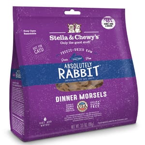 Stella & Chewy's Stella & Chewy's 貓糧 Dinner Morsels 凍乾生肉主食糧 兔肉配方 3.5oz 5oz  正面圖