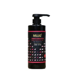 MUJO+犬貓專用玫瑰精油洗毛精(1:5稀釋使用) MUJO+犬貓專用玫瑰精油洗毛精   正面圖