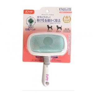 Petiy Petiy Beauty 用具嚴選 360度旋轉鋼絲梳毛刷 中碼 貓犬用 正面圖
