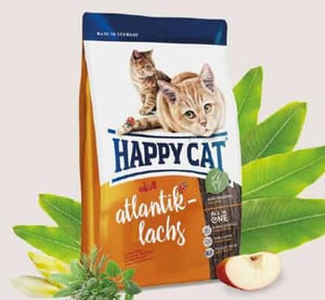 Happy Happy Cat Supreme 成貓三文魚配方貓糧 Adult Atlantik-Lachs 1.4kg 4kg 正面圖