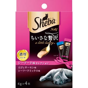 日本Sheba 日本Sheba 豪華滋味能量小食 三文魚及蝦 4本入 正面圖
