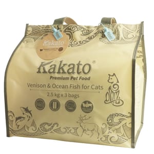Kakato Kakato 貓糧 全貓配方 鹿肉海魚 7.5kg 5kg  正面圖