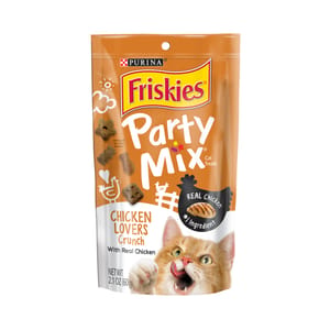 Friskies喜躍 Friskies喜躍 Party Mix Crunch 貓零食 貓脆餅 雞肉 6oz 6oz 正面圖