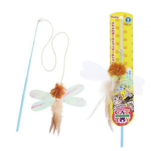 日本Petio 日本Petio 軟棉棉蜻蜓貓咪逗貓棒 正面圖