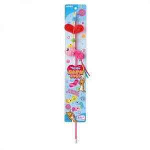 日本Bonbi 日本Bonbi ILOVEPETS 魚逗貓棒 粉紅色 正面圖