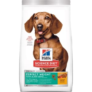 Hills Hills 狗糧 小型成犬完美體態 Adult Small & Mini Perfect Weight 15lb 15lb 正面圖