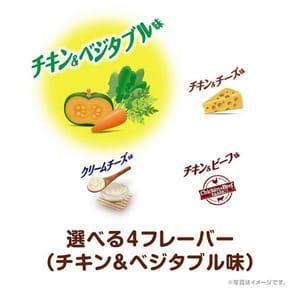 Unicharm Unicharm 狗零食 日本狗狗魚仔餅 雞肉及蔬菜味 50g 50g 側面圖