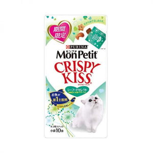 日本MonPetit 日本MonPetit Crispy Kiss 貓零食 貓脆餅 鰹魚味 30g - 2019年春夏限定 30g 正面圖