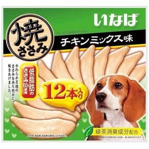 CIAO CIAO 狗零食 日本烤雞胸肉 狗狗配方 雞肉味 12本入 正面圖