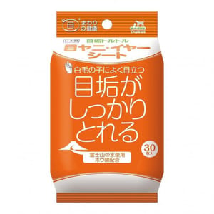 日本TAURUS 日本TAURUS 潔眼去淚痕清潔濕紙巾 30枚  貓犬用 正面圖