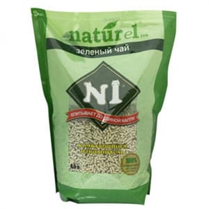 N1 N1 naturel 天然玉米 豆腐貓砂 綠茶味 4.5L 5L 正面圖