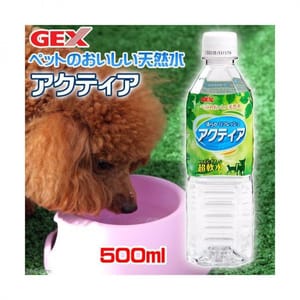 日本GEX 日本GEX 犬猫用飲料水 天然水超軟水 500ml 500ml 猫用 背面圖