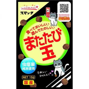 日本SMACKスマック 日本SMACKスマック 貓咪減壓虫果零食粒 15g 15g  正面圖