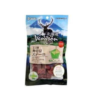 日本ASUKU 日本ASUKU 狗零食 北海道 鹿肉切角塊 130g 130g  正面圖