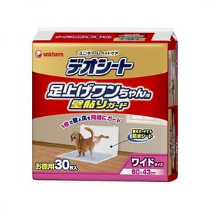 Unicharm Unicharm 狗尿墊 狗尿片 日本同時保護牆壁及地板 除臭寵物尿墊 [60*43 XL碼 30枚]   正面圖