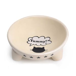 陶瓷寵物碗 陶瓷寵物碗 Yummy   正面圖