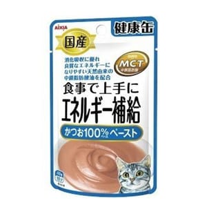 日本AIXIA 日本AIXIA 愛喜雅 健康缶能量補給濕糧包 鰹魚味 40g 40g  正面圖