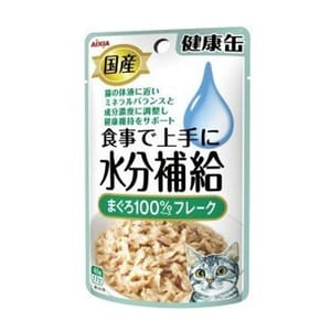 日本AIXIA 日本AIXIA 愛喜雅 健康缶水分補給濕糧包 金槍魚片味 40g 40g 正面圖