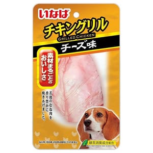 CIAO CIAO 狗零食 日本狗狗烤雞柳 雞肉芝士味 1枚入 正面圖
