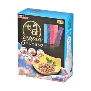 日本Petline 日本Petline 懷石料理貓零食 金槍魚片及奶酪味 220g 220g 正面圖