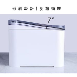 寵物飲水機 寵物飲水機 電動活水流動飲水器 傾斜設計   正面圖