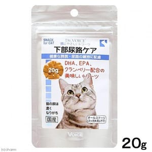 日本Dr.Voice 日本Dr.Voice 貓貓下部尿路健康小食 20g 20g 正面圖