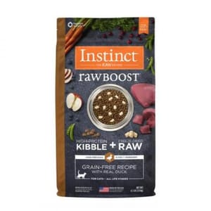 Instinct Instinct 貓糧 本能 貓糧 無穀物生肉系列 鴨肉 4.5lb 5lb 正面圖