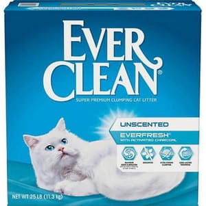 Ever Ever Clean 美國 礦物貓砂 Everfresh 愛牠潔 高效活性炭粗粒配方 低過敏無香味 25lbs 25lb 正面圖