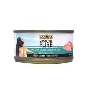 CANIDAE CANIDAE 咖比 PURE 狗罐頭 雞肉三文魚 Chicken & Salmon in Pumpkin Soup 70g 70g  正面圖