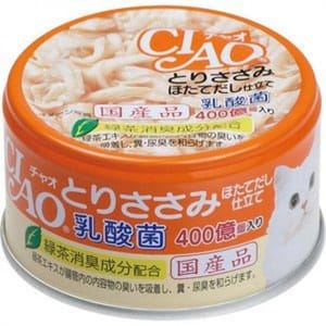CIAO CIAO 貓罐頭 乳酸菌 雞肉及扇貝 85g 85g  正面圖