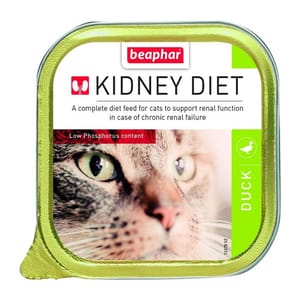 BEAPHAR BEAPHAR KIDNEY DIET 貓罐頭 腎臟保健配方 鴨肉100g 100g 正面圖