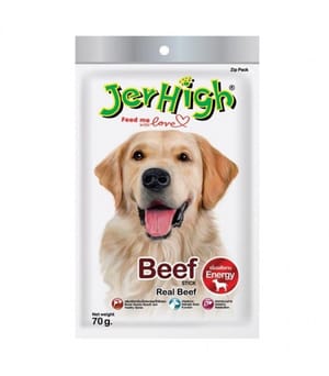 Jerhigh Jerhigh 狗小食 Beef 牛肉味雞肉條 70g 70g 正面圖