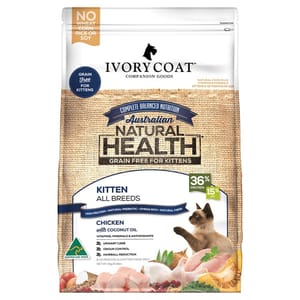 Ivory Ivory Coat 貓糧 雞肉椰子油幼貓配方 3kg 3kg  正面圖