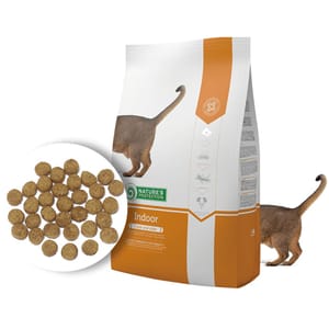 Nature's Nature's Protection 貓糧 成貓糧 貓隻系列 室內配方 2kg 白橙 2kg  正面圖