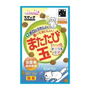 日本SMACKスマック 日本SMACKスマック 貓咪口腔護理虫果零食粒 12g 12g 正面圖