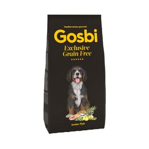 Gosbi Gosbi Exclusive Grain Free 無穀物狗糧 頂級低敏系列 中大型幼犬配方 魚肉 12kg 12kg  正面圖