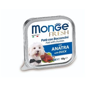 Monge Monge Fresh 狗餐盒 鴨肉 100g 100g 正面圖