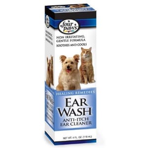 Four Four Paws四爪 洗耳水 護理系列 特效除臭藥性配方 4oz 4oz 正面圖