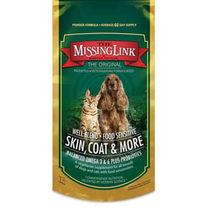 Missing Missing Link美善靈 營養粉 素食-皮毛及益生菌提高抵抗力配方 1lb 1lb 正面圖