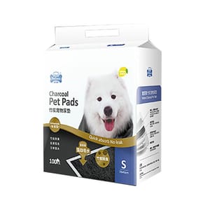 PETBEST PETBEST 竹炭檸檬加厚除臭超吸水 寵物尿墊 狗尿墊 狗尿片 [33x45 S碼 100枚]   正面圖