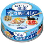 日本Hagoromo 日本Hagoromo 貓罐頭 腸胃及DHA配方 混合海鮮味 70g 70g 正面圖