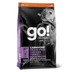 GO! GO! SOLUTIONS 無穀物狗糧 活力營養系列 老齡犬配方 雞肉火雞鴨肉 12lb 12lb 正面圖